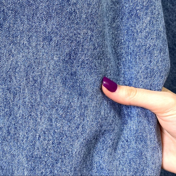 ACID WASH High Waisted Pleated 80’s Jeans  6 - Picture 7 of 8